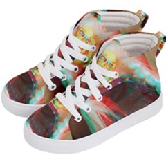 Eating Lunch 3d Kid s Hi-top Skate Sneakers by snowwhitegirl