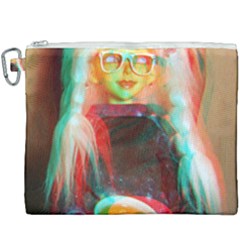 Eating Lunch 3d Canvas Cosmetic Bag (xxxl) by snowwhitegirl