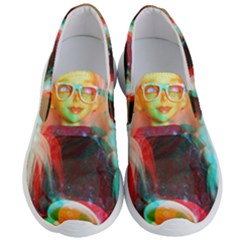 Eating Lunch 3d Men s Lightweight Slip Ons by snowwhitegirl