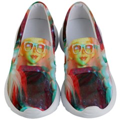 Eating Lunch 3d Kid s Lightweight Slip Ons by snowwhitegirl