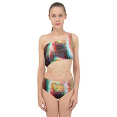 Eating Lunch 3d Spliced Up Two Piece Swimsuit by snowwhitegirl