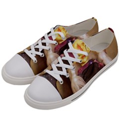 Eating Lunch Women s Low Top Canvas Sneakers by snowwhitegirl