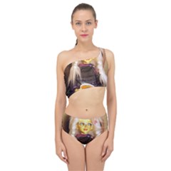 Eating Lunch Spliced Up Two Piece Swimsuit by snowwhitegirl