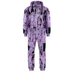 Lilac Yearbook 1 Hooded Jumpsuit (men)  by snowwhitegirl