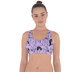 Lilac Yearbook 1 Cross String Back Sports Bra by snowwhitegirl