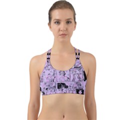 Lilac Yearbook 1 Back Web Sports Bra by snowwhitegirl