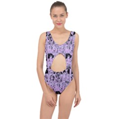 Lilac Yearbook 1 Center Cut Out Swimsuit