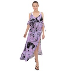 Lilac Yearbook 1 Maxi Chiffon Cover Up Dress