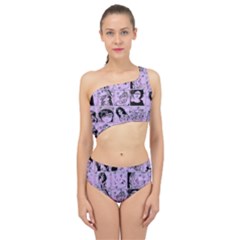 Lilac Yearbook 2 Spliced Up Two Piece Swimsuit