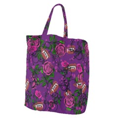 Purple  Rose Vampire Giant Grocery Tote by snowwhitegirl