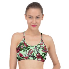 Green Rose Vampire Basic Training Sports Bra by snowwhitegirl