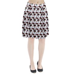 Redhead Girl Pattern Pleated Skirt by snowwhitegirl