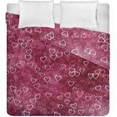 Heart Pattern Duvet Cover Double Side (king Size) by snowwhitegirl