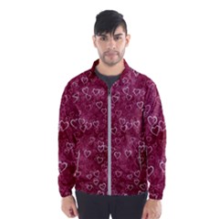 Heart Pattern Windbreaker (men)