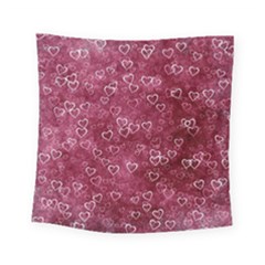 Heart Pattern Square Tapestry (small) by snowwhitegirl