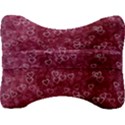 Heart Pattern Velour Seat Head Rest Cushion View2