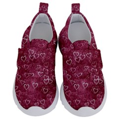 Heart Pattern Velcro Strap Shoes by snowwhitegirl