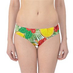 Orange Tropics Hipster Bikini Bottoms by snowwhitegirl