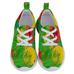 Orange Tropics Green Running Shoes