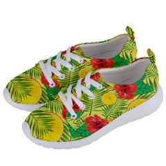 Orange Tropics Yellow Women s Lightweight Sports Shoes by snowwhitegirl