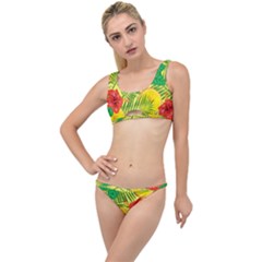 Orange Tropics Yellow The Little Details Bikini Set