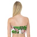 Flamingo Floral White Bandeau Top View2