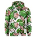 Flamingo Floral White Men s Pullover Hoodie View1