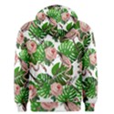 Flamingo Floral White Men s Pullover Hoodie View2