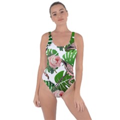 Flamingo Floral White Bring Sexy Back Swimsuit