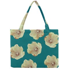 Teal Tulips Mini Tote Bag by snowwhitegirl