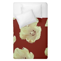 Red Tulips Duvet Cover Double Side (single Size) by snowwhitegirl