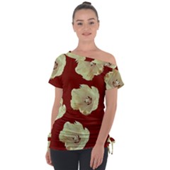 Red Tulips Tie-up Tee