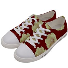 Red Tulips Women s Low Top Canvas Sneakers by snowwhitegirl