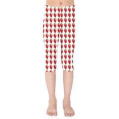 Strawberries Kids  Capri Leggings  by snowwhitegirl