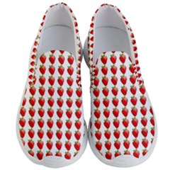 Strawberries Men s Lightweight Slip Ons by snowwhitegirl