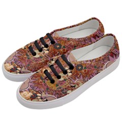 Pinup Floral Women s Classic Low Top Sneakers by snowwhitegirl