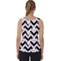 Pink Teapot Chevron Velvet Tank Top View2