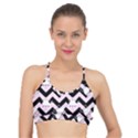 Pink Teapot Chevron Basic Training Sports Bra View1