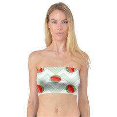 Watermelon Chevron Green Bandeau Top by snowwhitegirl