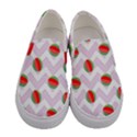 Watermelon Chevron Women s Canvas Slip Ons View1