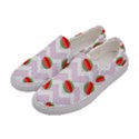 Watermelon Chevron Women s Canvas Slip Ons View2