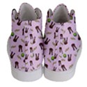 School Girl Pattern Pink Men s Hi-Top Skate Sneakers View4