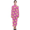 Lemons Pink Turtleneck Maxi Dress View1