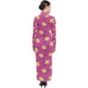 Lemons Pink Turtleneck Maxi Dress View2