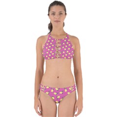 Lemons Pink Perfectly Cut Out Bikini Set by snowwhitegirl