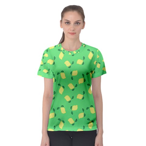 Lemons Green Women s Sport Mesh Tee by snowwhitegirl