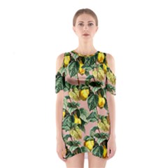 Fruit Branches Shoulder Cutout One Piece by snowwhitegirl