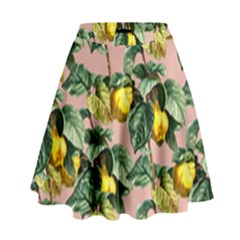 Fruit Branches High Waist Skirt by snowwhitegirl