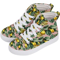 Fruit Branches Kid s Hi-top Skate Sneakers by snowwhitegirl