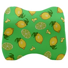 Lemons And Limes Velour Head Support Cushion by snowwhitegirl